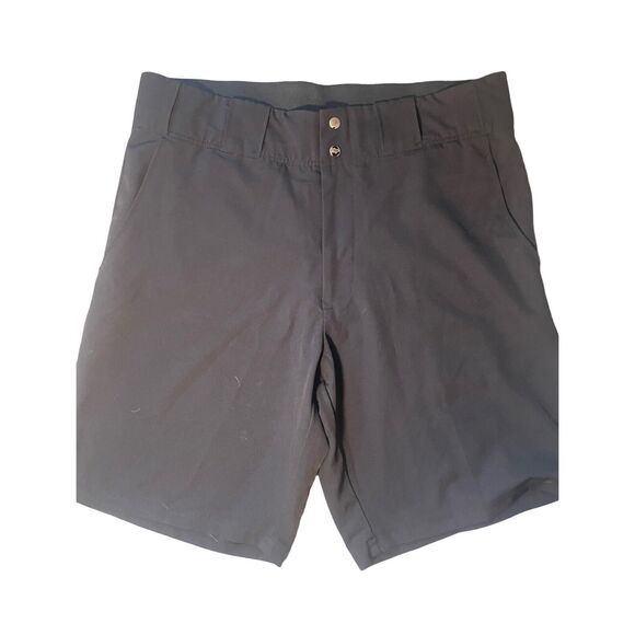 Smitty Solid Black Premium Knit Polyester Spandex Football Referee Shorts 40 - Picture 1 of 5